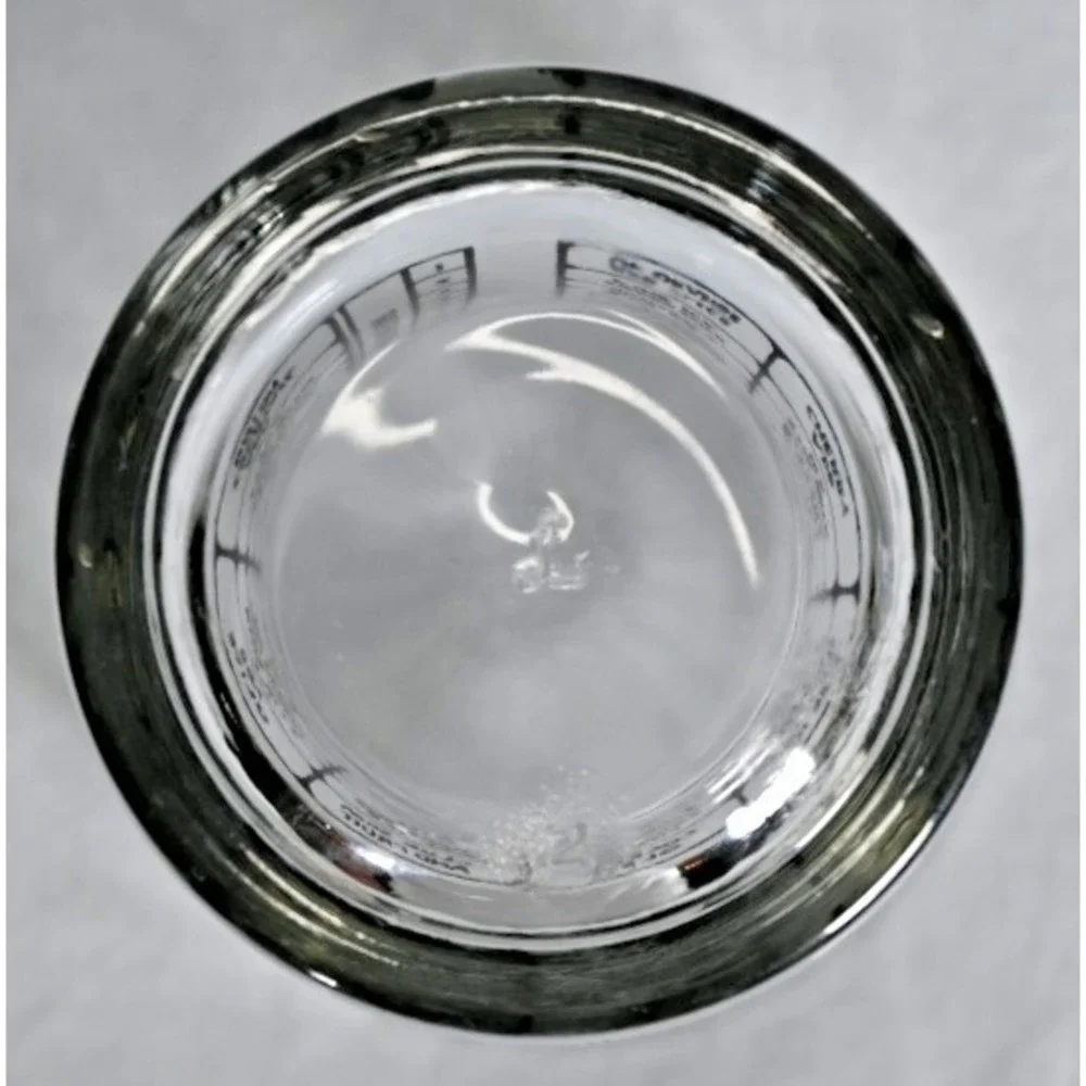 Vintage Libbey Pint Glass Mixed Drink Recipes Cocktail Bar Glass 16 Oz
